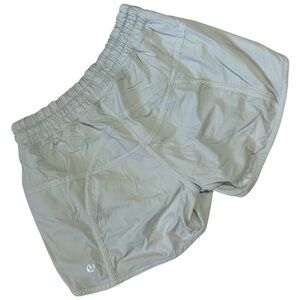 Lululemon Light Gray Athletic Shorts - Size 4